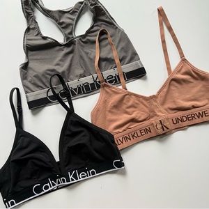 Calvin Klein bralette bundle